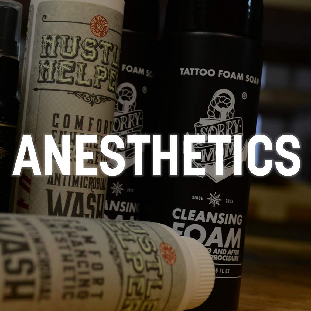 Anesthetics for pain free tattooing