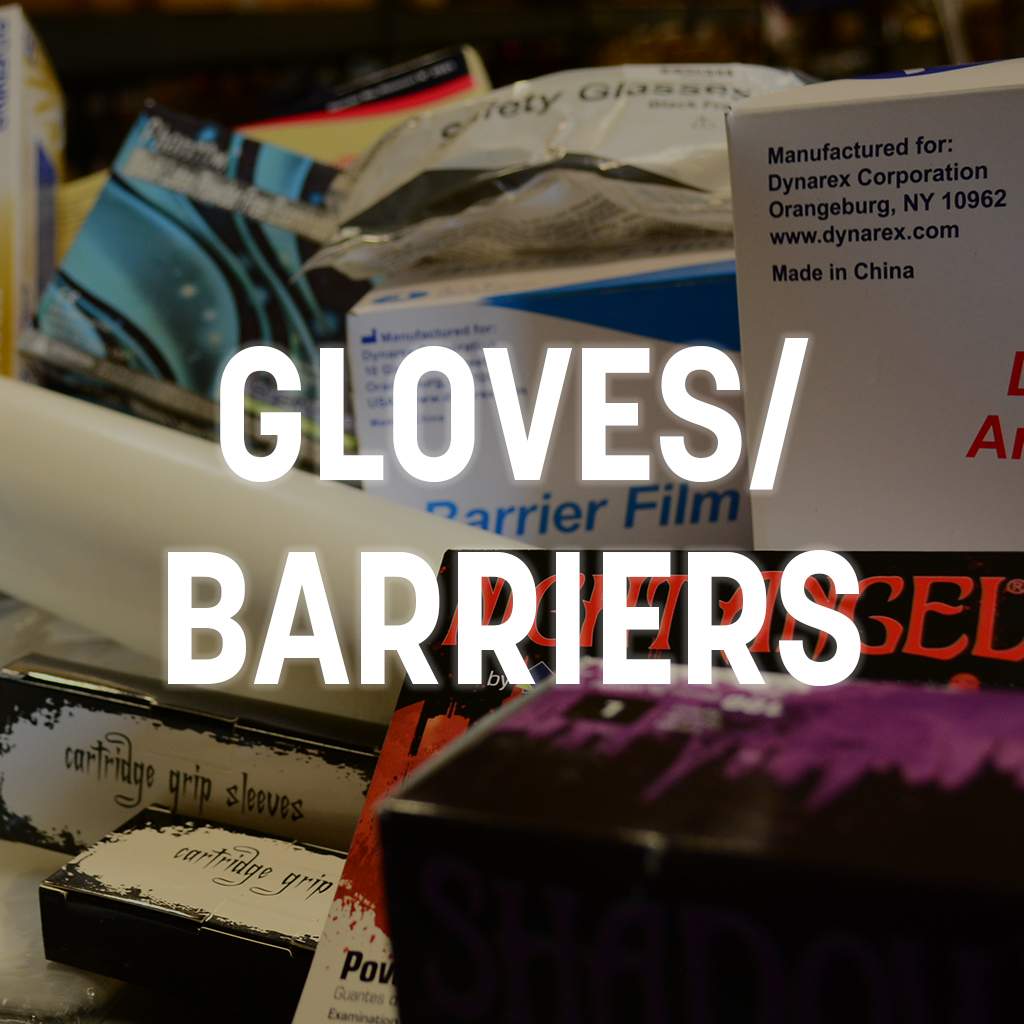 Tattoo Gloves and Barriers