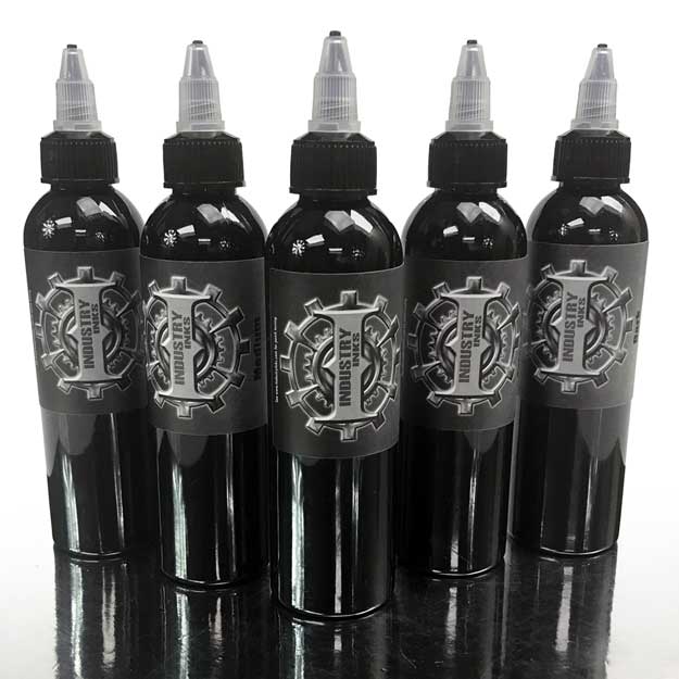 Industry Inks Tattoo Ink 6 Bottle Greywash Set