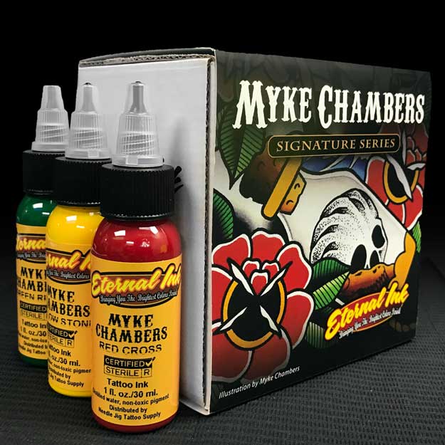 Eternal Ink Tattoo Ink Myke Chambers Ink Color Set