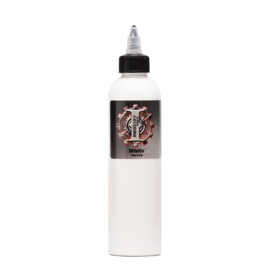 Industry Inks Tattoo Ink White 8 Ounce Bottle