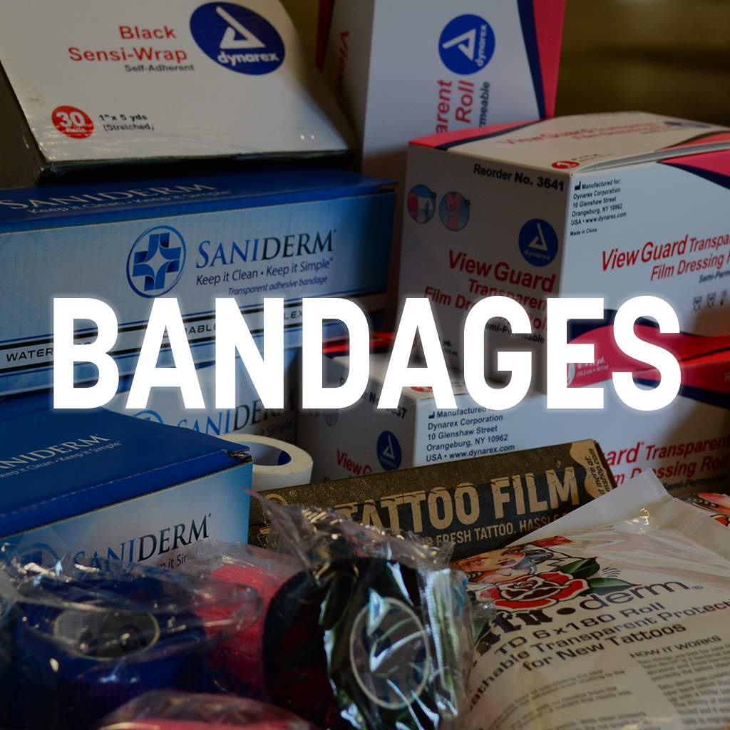 Bandages for tattoo aftercare