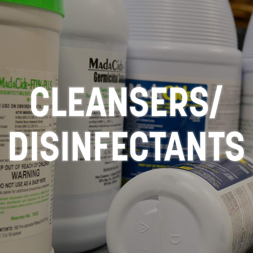 Disinfectants and cleansers for tattooing