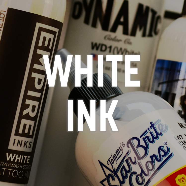 White tattoo ink