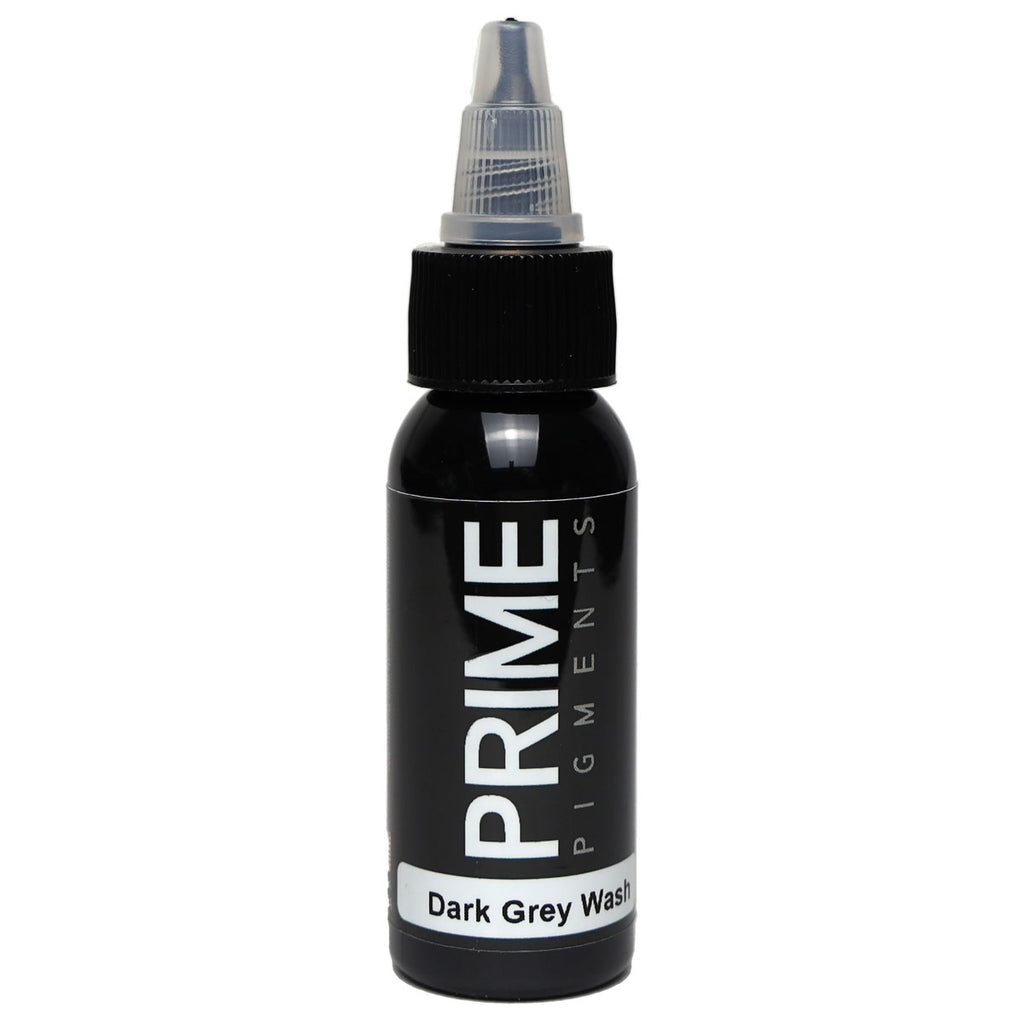 Prime Pigments Dark Grey Wash Tattoo Ink 1 ounce
