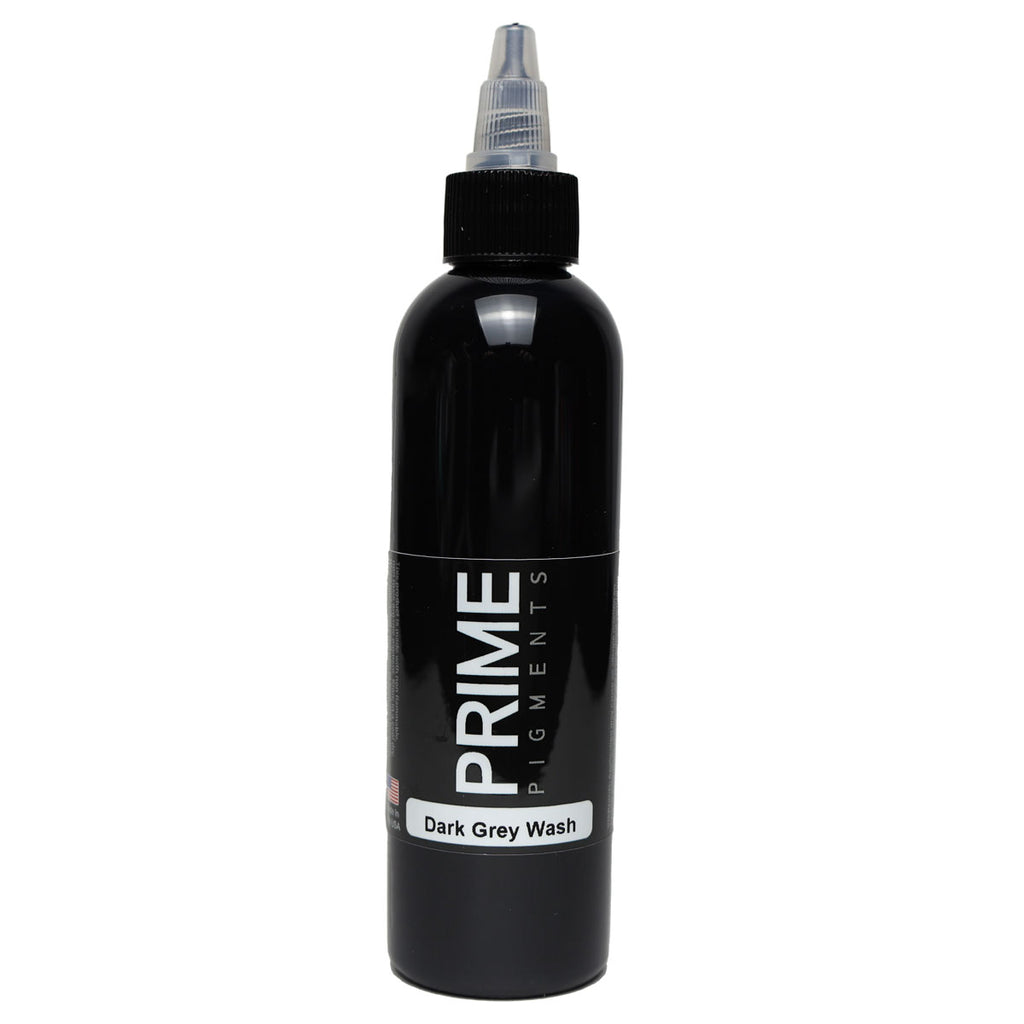 Prime Pigments Dark Grey Wash Tattoo Ink 4 ounce