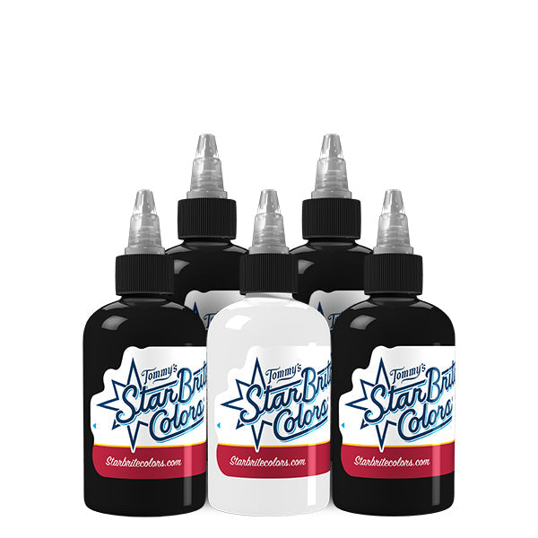 World Famous Five-Stage Shading Set, 1oz - Tattoo Ink