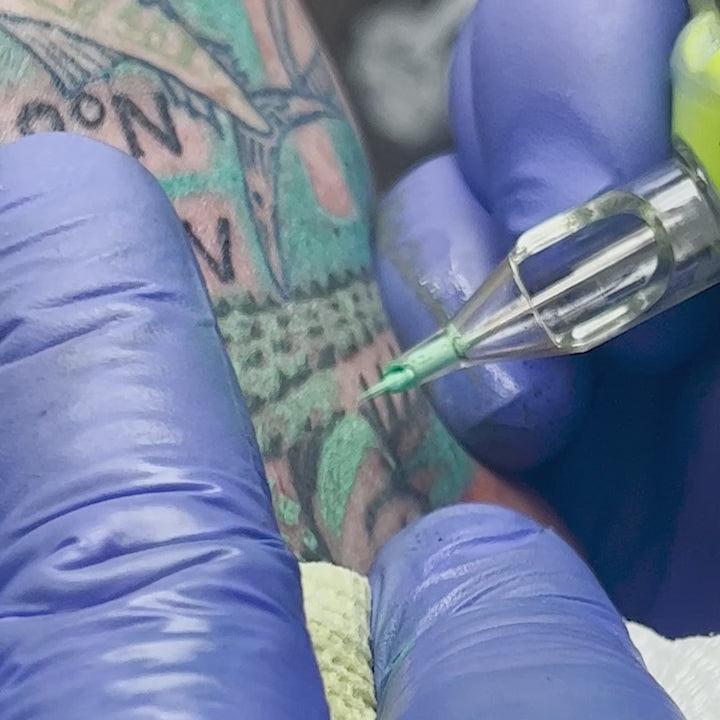Round Shader Membrane Tattoo Needle Cartridge by Needlejig