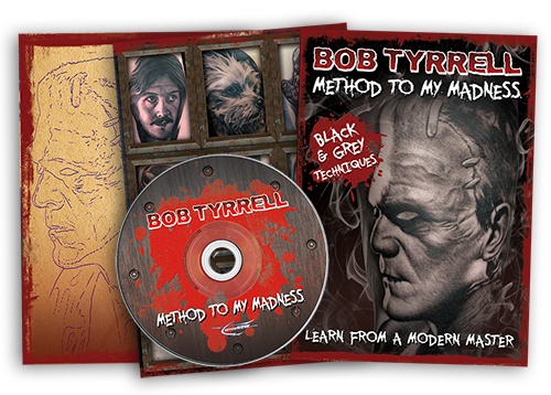 Bob Tyrrell Method to My Madness Black and Grey tattoo techniques DVD