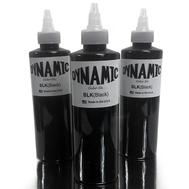 Dynamic Tattoo Black Ink 8 oz – Needlejig Tattoo Supply