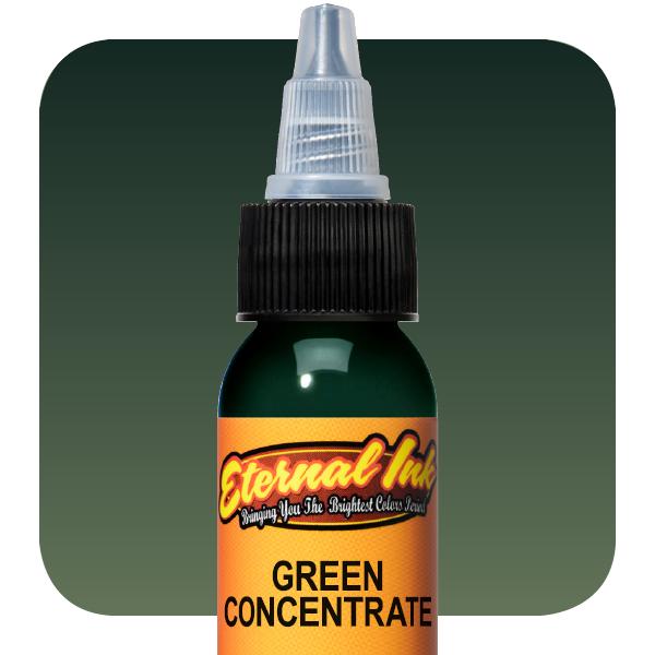 Eternal Ink Tattoo Ink Green Concentrate
