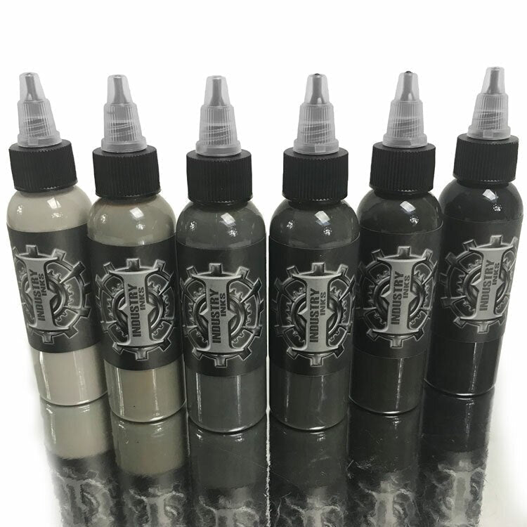 Industry Inks Tattoo Ink French Grey Set