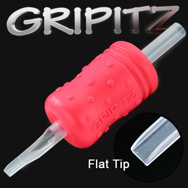 30mm Grip Flat Tip Gripitz Disposable Tattoo Tube For Tattoo Needles On Bar