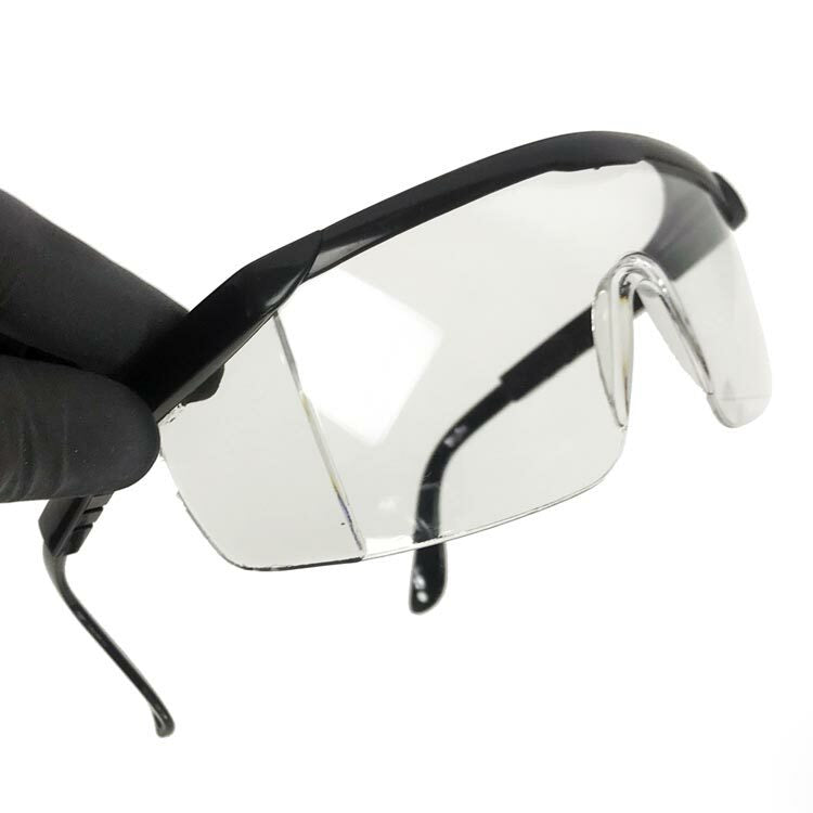 Black Framed Safety Glasses By Dynarex