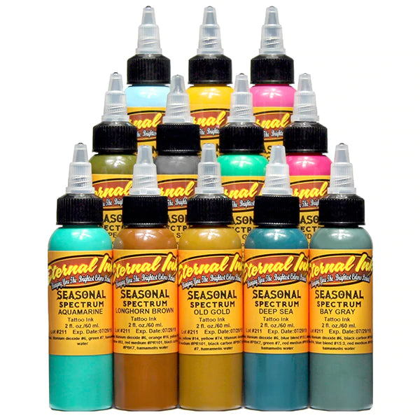 Eternal Ink Tattoo Ink Seasonal Spectrum Color Ink Set 2oz Palette