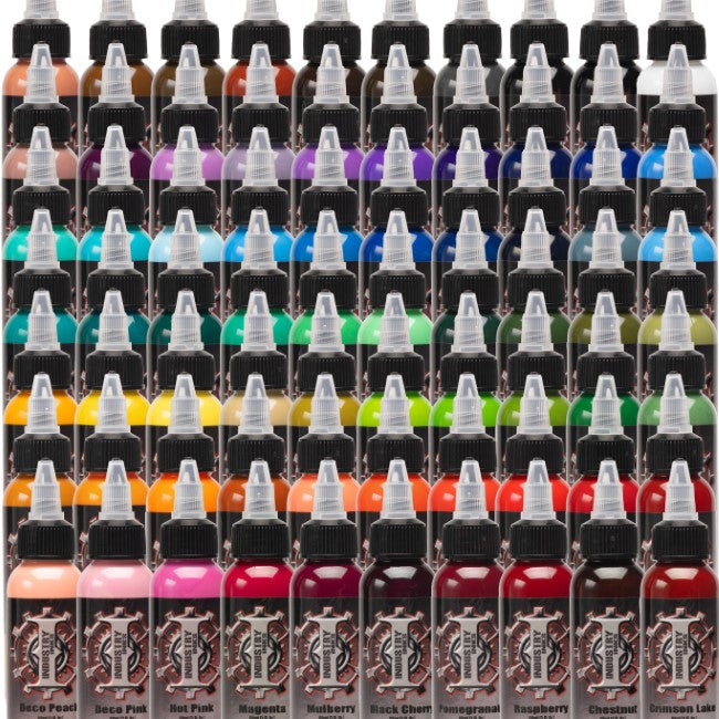 Industry Inks Tattoo Ink 70 Color Set