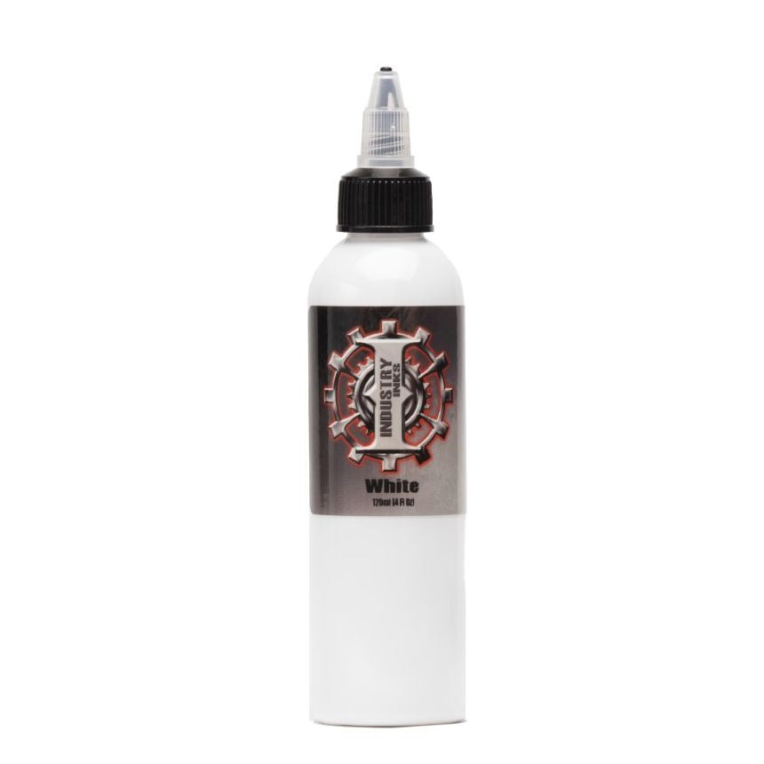 Industry Inks Tattoo Ink White 4 Ounce Bottle